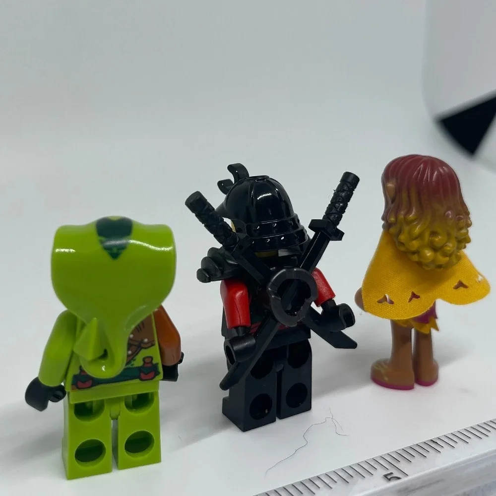 LEGO Ninjago & Elves Minifigures Lot‎ of 3 Snake Warrior Samurai Elf Girl